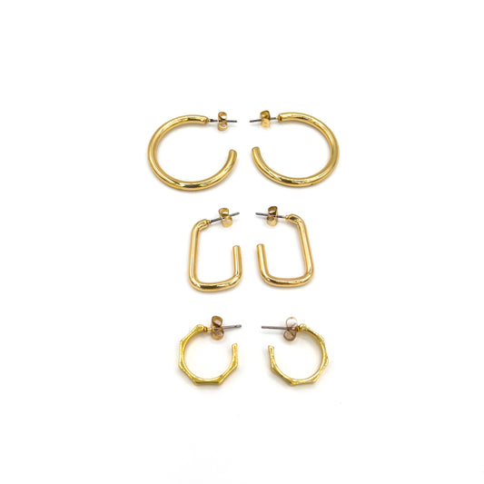 Set Pendientes Prisma
