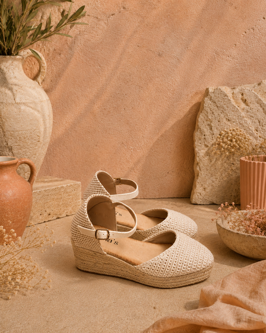 Cuñas Esparto Beige